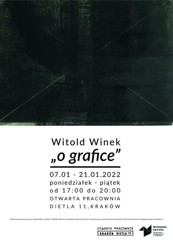 Witold Winek  „o grafice”
